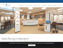Tablet Screenshot of optik-raring.de